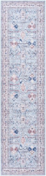 Malek Traditional Denim Washable Area Rug - Image 2
