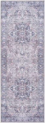 Jessy Traditional Denim Washable Area Rug - Image 3