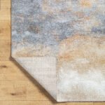 Linda Solid and Border Tan/Light Gray Area Rug - Image 5