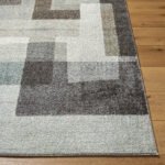 Olatokunbo Modern Black Area Rug - Image 4