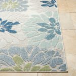Mohit Coastal Pale Blue Area Rug - Image 2