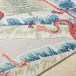 Shafiq Coastal Olive Area Rug - Image 3