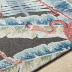 Shafiq Coastal Charcoal Area Rug - Image 3