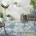 Iban Coastal Pale Blue Area Rug