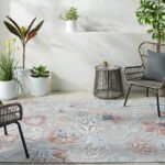 Ottis Coastal Cream/Rust Area Rug