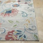 Ottis Coastal Cream/Rust Area Rug - Image 4
