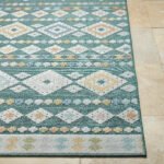 Zarinah Coastal Medium Green Area Rug - Image 4
