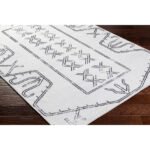 Mei Modern Off-White Washable Area Rug - Image 2