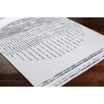 Marita Modern Off-White/Black Washable Area Rug - Image 2