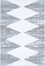 Eulanda Modern Ivory Washable Area Rug