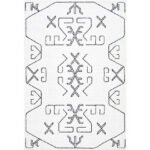 Celisa Modern Ivory Washable Area Rug