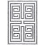 Staley Modern Black Washable Area Rug - Image 2