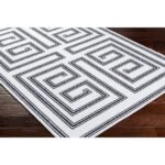 Staley Modern Black Washable Area Rug - Image 6