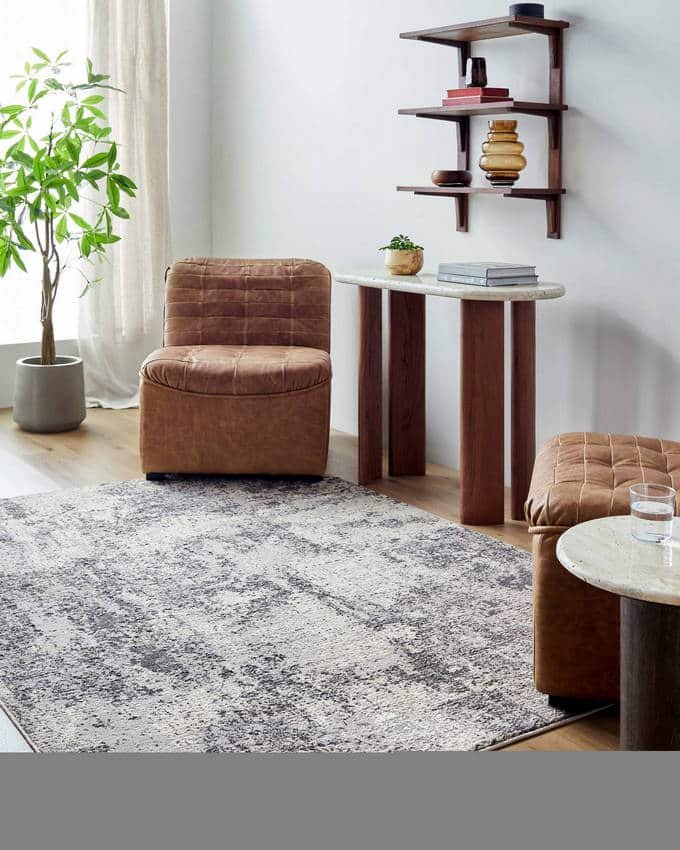 AAAC0671-537-roomscene_201-1 Jawana Rustic Charcoal Area Rug - Image 1