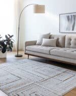 Thierry Rustic Dark Brown Area Rug