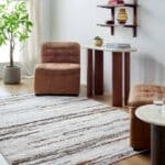 Kennth Rustic Dark Brown/Denim Area Rug