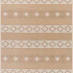 Jose Cottage Tan/Cream Washable Area Rug