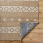 Jose Cottage Tan/Cream Washable Area Rug - Image 3