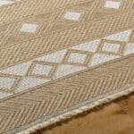 Jose Cottage Tan/Cream Washable Area Rug - Image 4