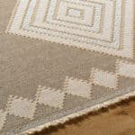 Joson Cottage Tan/Light Beige Washable Area Rug - Image 3