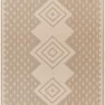 Yuriko Cottage Tan Washable Area Rug
