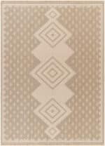 Yuriko Cottage Tan Washable Area Rug