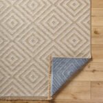 Ayn Cottage Tan/Light Beige Washable Area Rug - Image 3