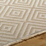 Ayn Cottage Tan/Light Beige Washable Area Rug - Image 4