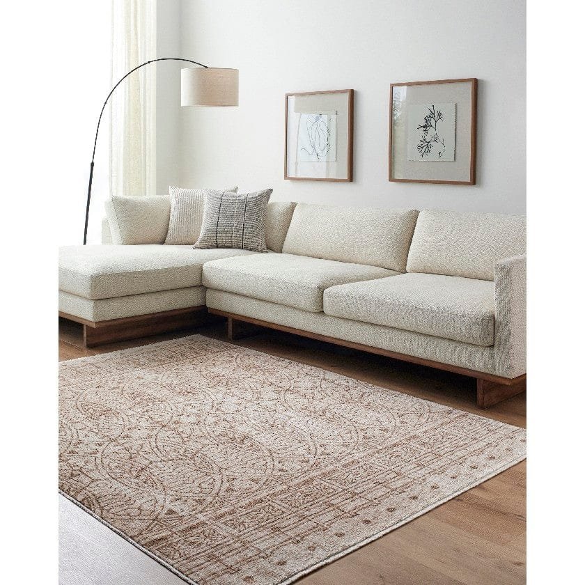AAAC0865-578-roomscene_201-1 Isael Bohemian/Global Brown Area Rug - Image 1