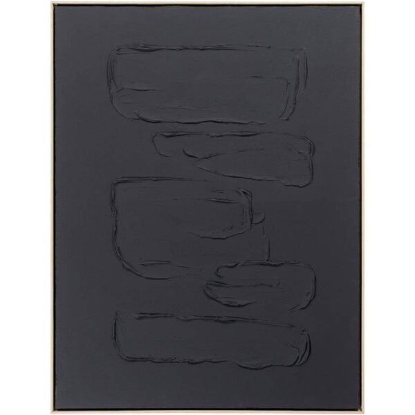 Tykisha Black/Cream Wall Art Piece