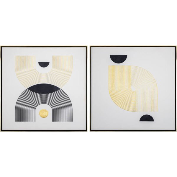 Tyrik Metallic - Gold Wall Art Piece