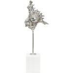 Lesslie Metallic - Silver Decorative Sculpture