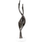 Luvia Metallic - Silver Decorative Sculpture - Image 3
