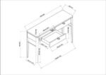 Aeisha Brown Console Table - Image 5