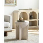 Rozina Ivory/Brown End Table - Image 4