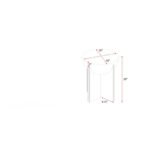 Rozina Ivory/Brown End Table - Image 8