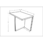 Caitlen Brown End Table - Image 6