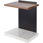 Conard Brown/Black End Table