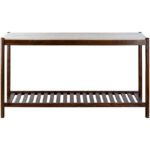 Rindy Cream/Brown Console Table - Image 2