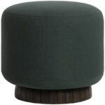 Pomos Sage/Brown Ottoman