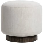 Pomos Cream/Brown Ottoman