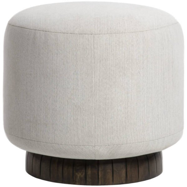Pomos Cream/Brown Ottoman