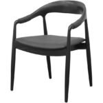 Laurencio Black Dining Chair