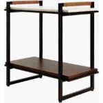 Dashan White End Table - Image 3