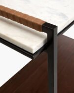 Dashan White End Table - Image 5