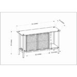 Brandy Brown Cabinet - Image 6