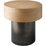 Melitza Metallic - Nickel End Table