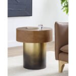 Melitza Dark Brown End Table - Image 2
