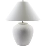 Wallasey Rustic White Table Lamp