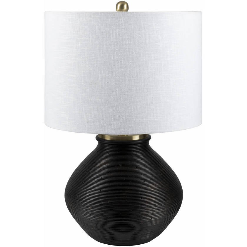 AAAC1134_7b1ddb90-cd99-4bb9-9a71-2b066a8c3b1e-1 Genk Traditional White Table Lamp - Image 1